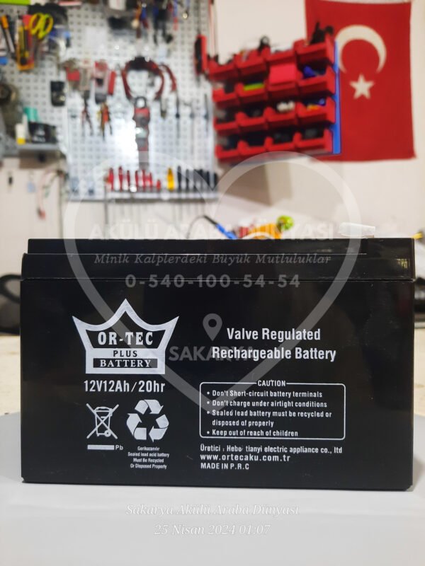 12 V 12 Ah 20Hr ( 12 Volt 12 Amper Akü ) Sakarya