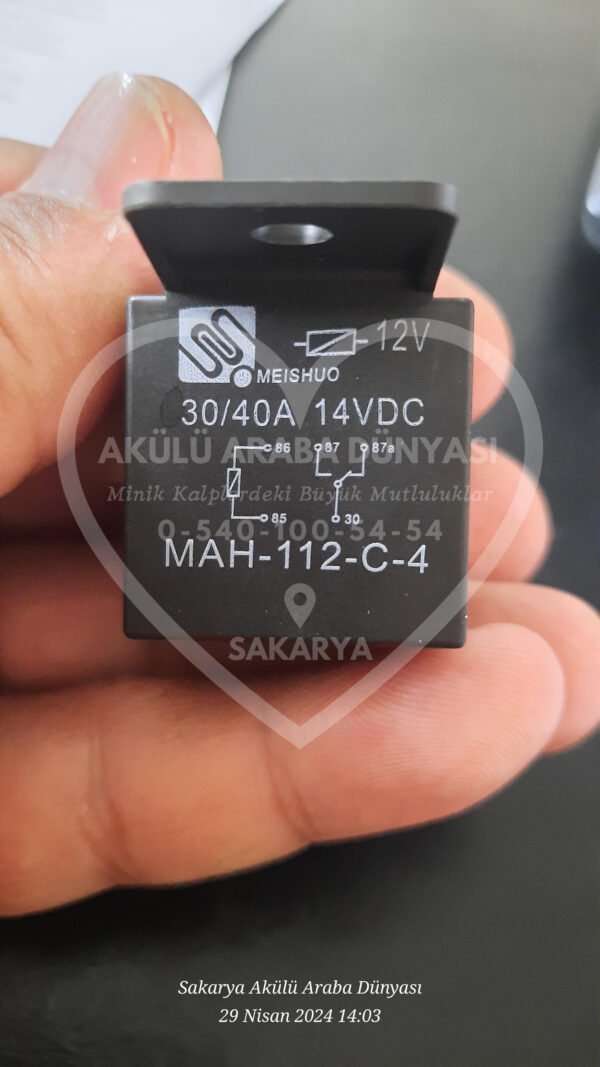 Akülü Araç Pilsan Role 12 Volt Qianji JD1912 12VDC