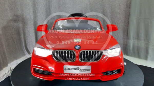 Kraft BMW 4 Seri Coupe Akülü Araba 12 Volt Kırmızı