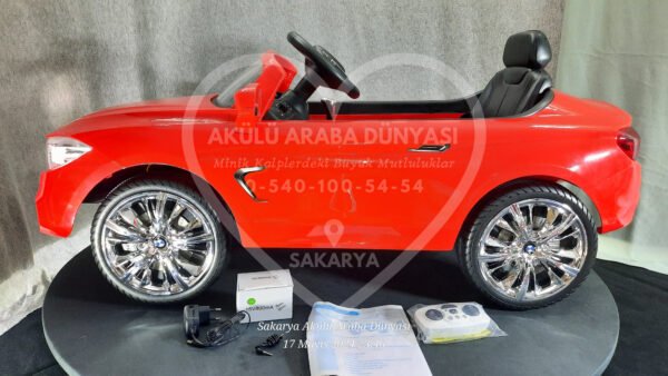 Kraft BMW 4 Seri Coupe Akülü Araba 12 Volt Kırmızı