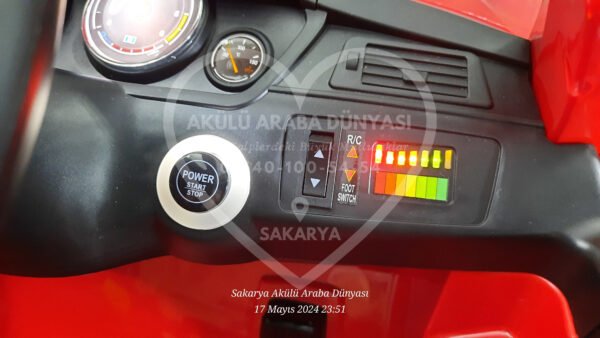 Kraft BMW 4 Seri Coupe Akülü Araba 12 Volt Kırmızı