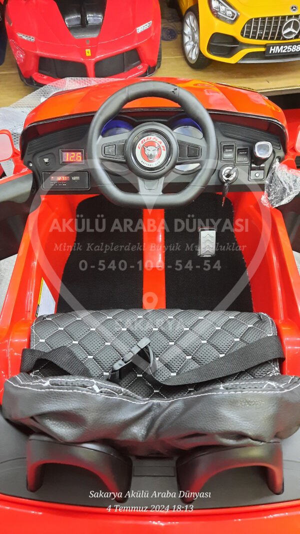 BabyHope 442 Cougar 12 Volt Akülü Araba Kırmızı