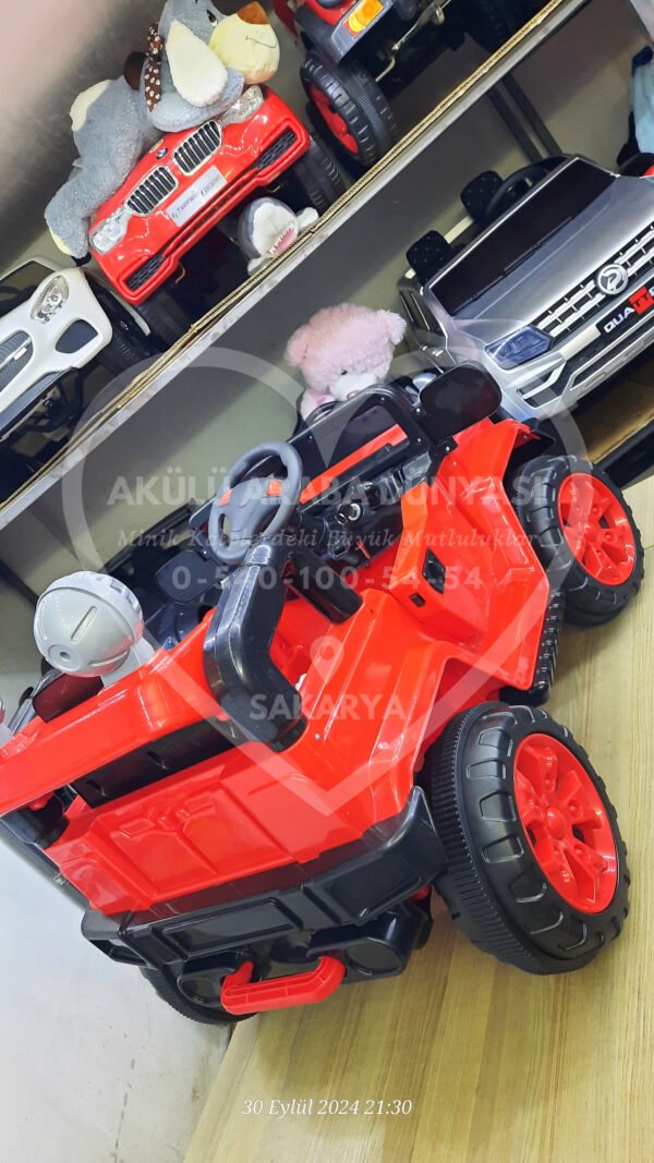 Dolu 8085 Neon Suv Uzaktan Kumandalı 12 V Akülü Araba Jeep - Görsel 10