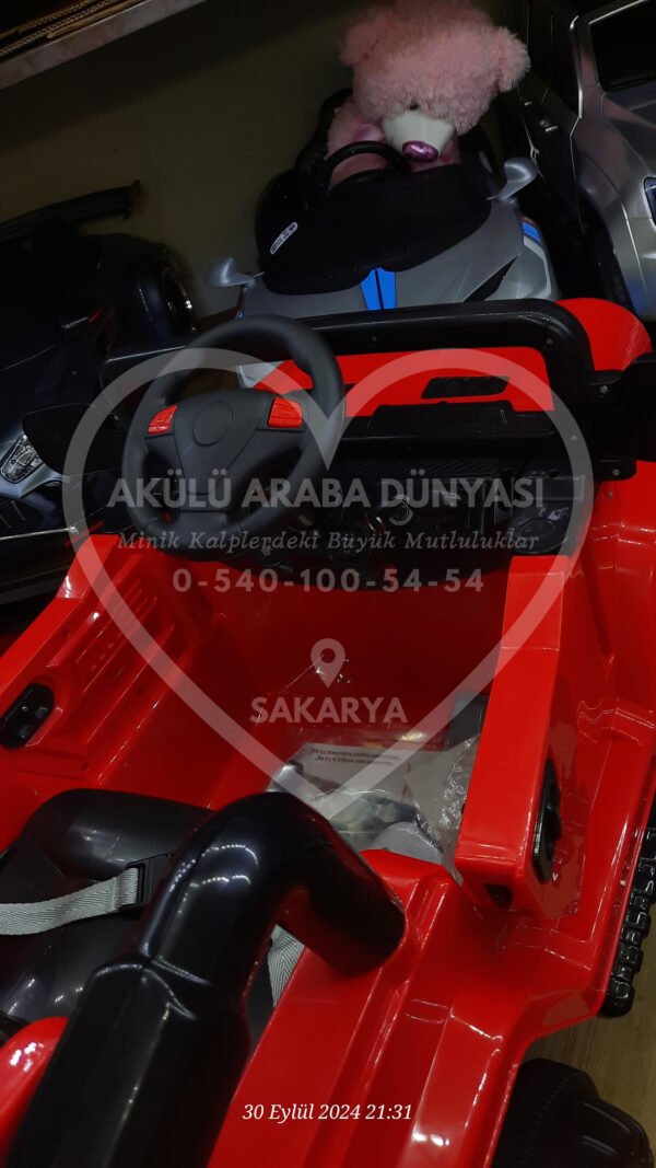 Dolu 8085 Neon Suv Uzaktan Kumandalı 12 V Akülü Araba Jeep - Görsel 14
