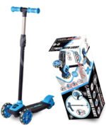 Cool Wheels 3 Tekerlekli Işıklı Twist Pembe Sarı Mavi Scooter