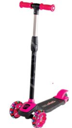Cool Wheels 3 Tekerlekli Işıklı Twist Pembe Sarı Mavi Scooter - Görsel 4