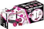 Cool Wheels 3 Tekerlekli Işıklı Twist Pembe Sarı Mavi Scooter - Görsel 3