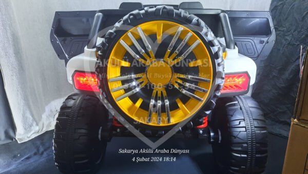 Better XXXL Çift Kişilik Akülü Araba Jip Jeep Telefon Kontrollü Eva Lastik