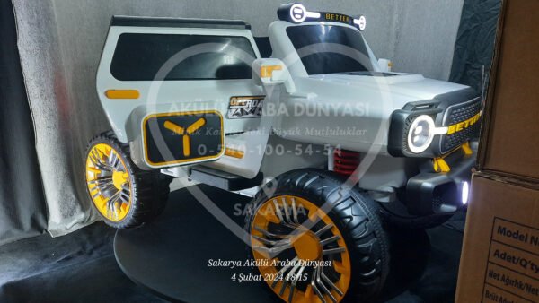Better XXXL Çift Kişilik Akülü Araba Jip Jeep Telefon Kontrollü Eva Lastik