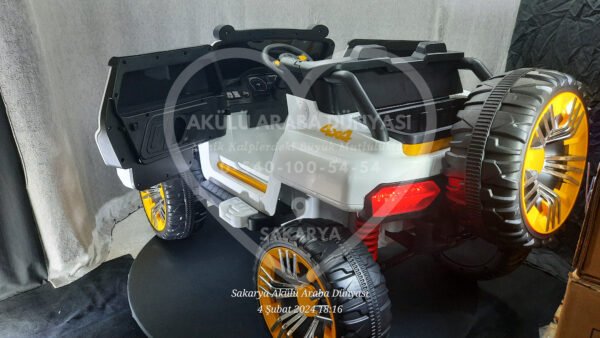 Better XXXL Çift Kişilik Akülü Araba Jip Jeep Telefon Kontrollü Eva Lastik