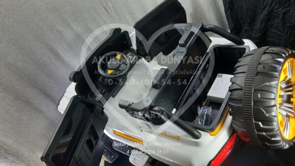 Better XXXL Çift Kişilik Akülü Araba Jip Jeep Telefon Kontrollü Eva Lastik
