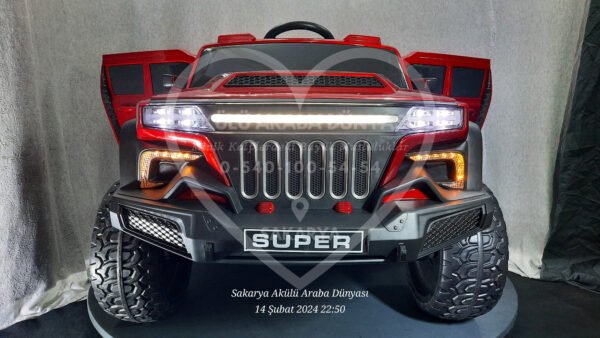 Süper 4x4 12 Volt Eva Teker Akülü Araba Kumandalı