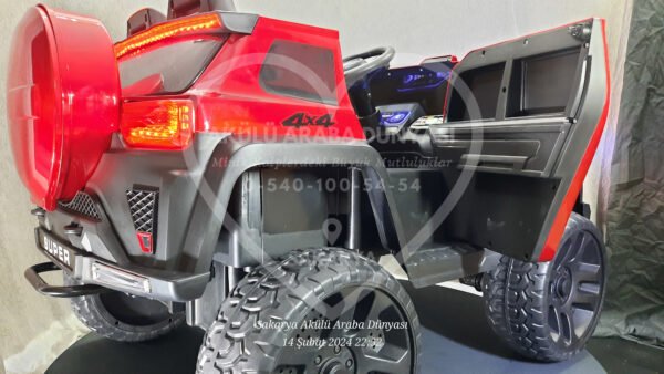 Süper 4x4 12 Volt Eva Teker Akülü Araba Kumandalı