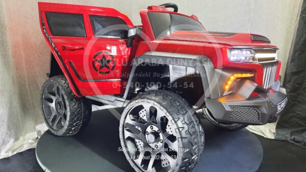 Süper 4x4 12 Volt Eva Teker Akülü Araba Kumandalı