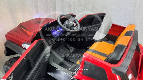 Süper 4x4 12 Volt Eva Teker Akülü Araba Kumandalı