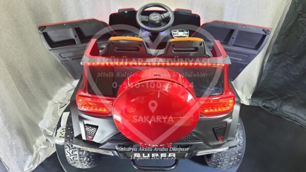Süper 4x4 12 Volt Eva Teker Akülü Araba Kumandalı