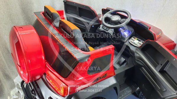 Süper 4x4 12 Volt Eva Teker Akülü Araba Kumandalı
