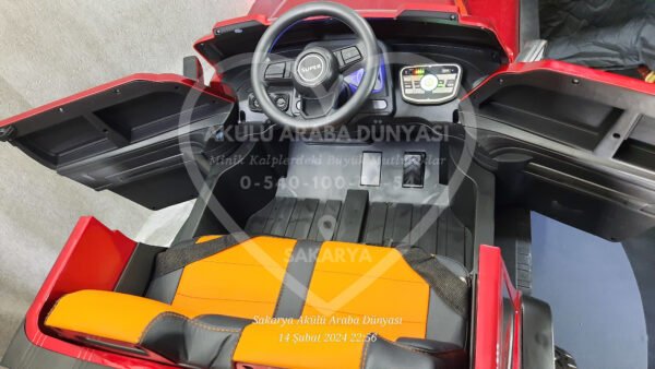 Süper 4x4 12 Volt Eva Teker Akülü Araba Kumandalı