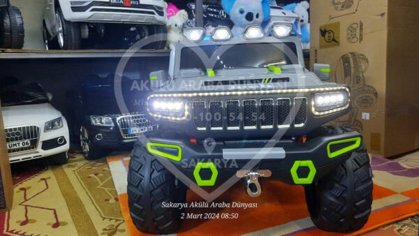 İthal Jeep 4x4 Eva Teker Akülü Araba Jip 12 Volt