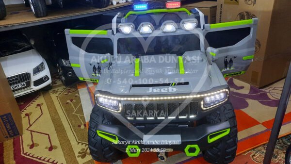 İthal Jeep 4x4 Eva Teker Akülü Araba Jip 12 Volt