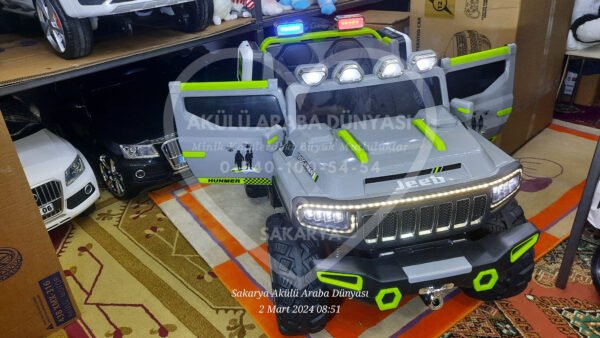 İthal Jeep 4x4 Eva Teker Akülü Araba Jip 12 Volt