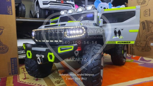 İthal Jeep 4x4 Eva Teker Akülü Araba Jip 12 Volt