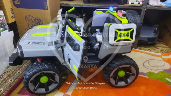 İthal Jeep 4x4 Eva Teker Akülü Araba Jip 12 Volt