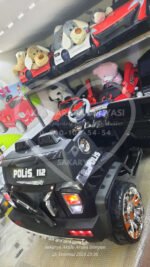 4×2 İznik 12 Volt Çift Kişilik Polis Akülü Araba (96-445) - Görsel 7