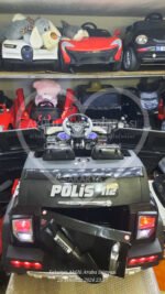 4×2 İznik 12 Volt Çift Kişilik Polis Akülü Araba (96-445) - Görsel 9