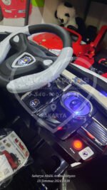 4×2 İznik 12 Volt Çift Kişilik Polis Akülü Araba (96-445) - Görsel 12