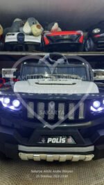 4×2 İznik 12 Volt Çift Kişilik Polis Akülü Araba (96-445)