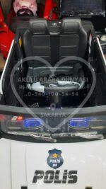4×2 İznik 12 Volt Çift Kişilik Polis Akülü Araba (96-445) - Görsel 19