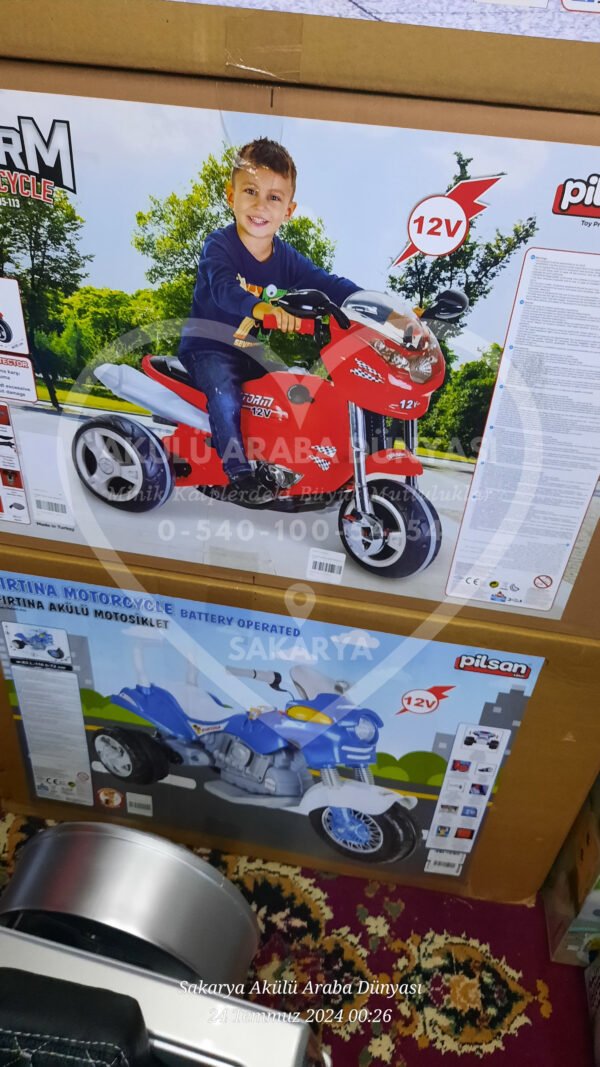 Pilsan 05-259 Wind Akülü Motor Motosiklet 12 Volt