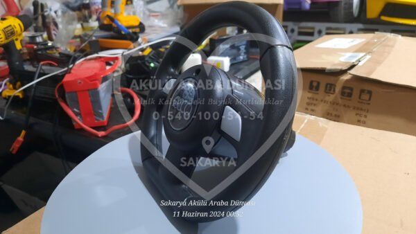 BabyHope 437 Q Suv Akülü Araba Direksiyonu Kablolu Tuşlu