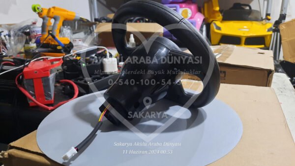 BabyHope 437 Q Suv Akülü Araba Direksiyonu Kablolu Tuşlu