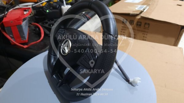 BabyHope 444 GTR Sport Akülü Araba Direksiyonu Kablolu Tuşlu