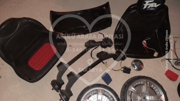 Bazı Akülü Araba Motosiklet ve Atv Yedek Parçaları Karışık