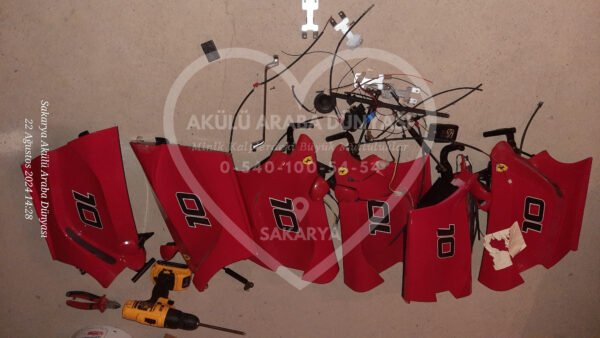 Ferrari Rastar Akülü Araba F12 Kapı ve Gaz Pedalı