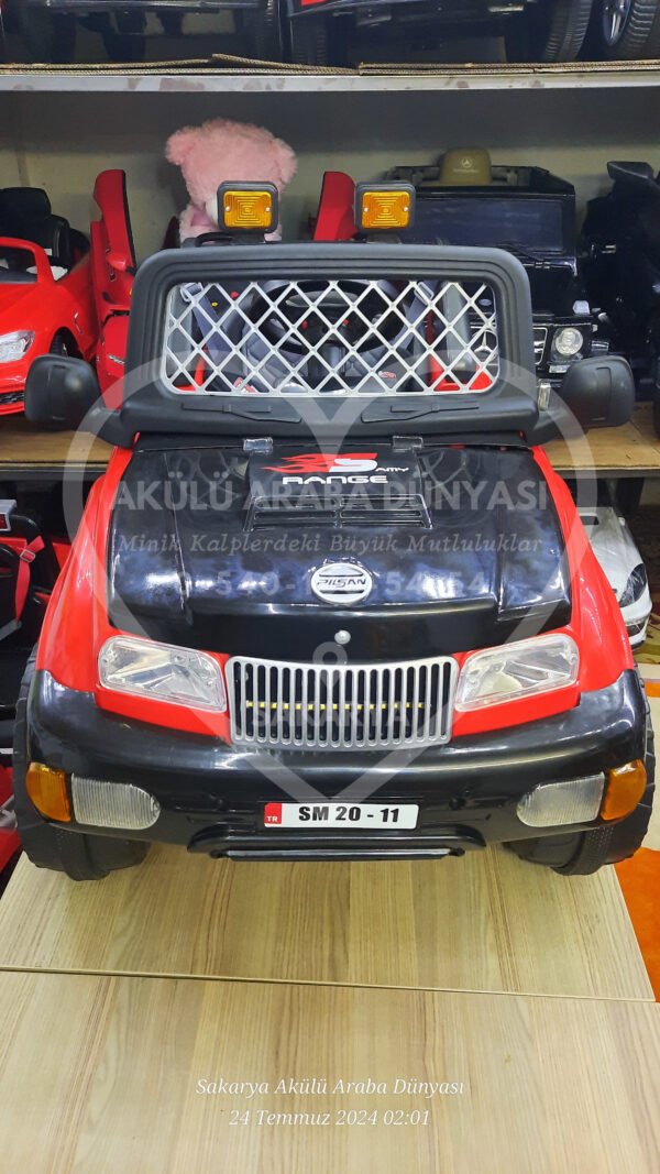 Pilsan Samy Range 12 Volt Akülü Araba Kırmızı Siyah