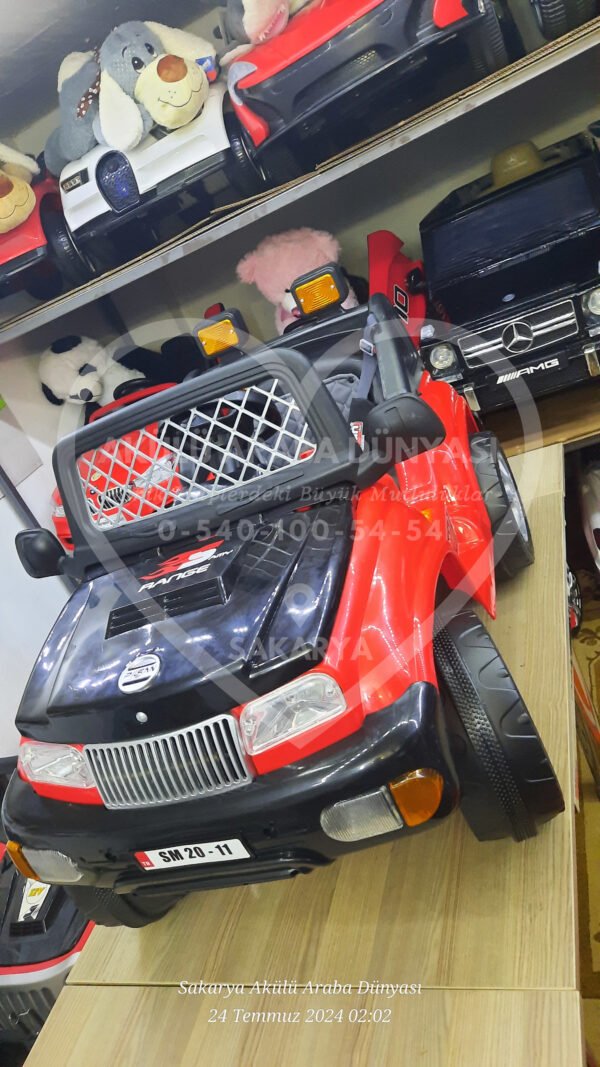 Pilsan Samy Range 12 Volt Akülü Araba Kırmızı Siyah