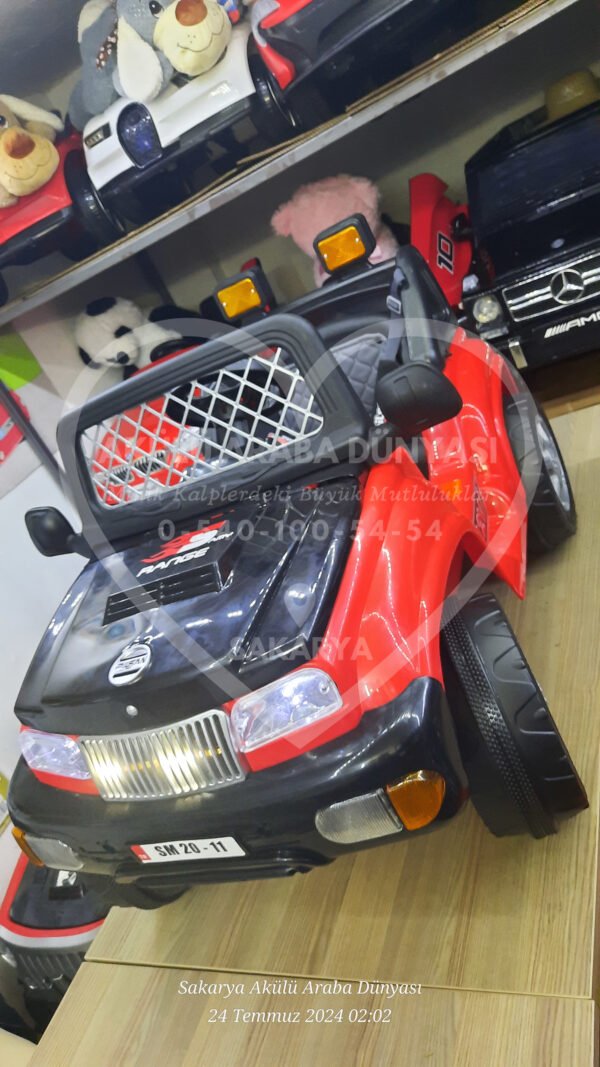 Pilsan Samy Range 12 Volt Akülü Araba Kırmızı Siyah