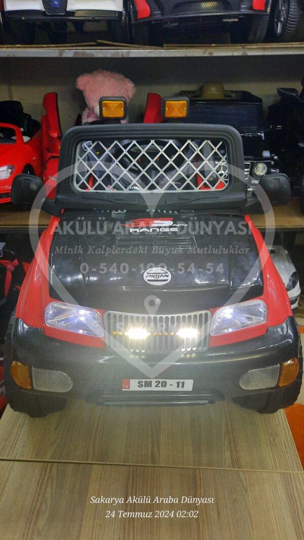 Pilsan Samy Range 12 Volt Akülü Araba Kırmızı Siyah