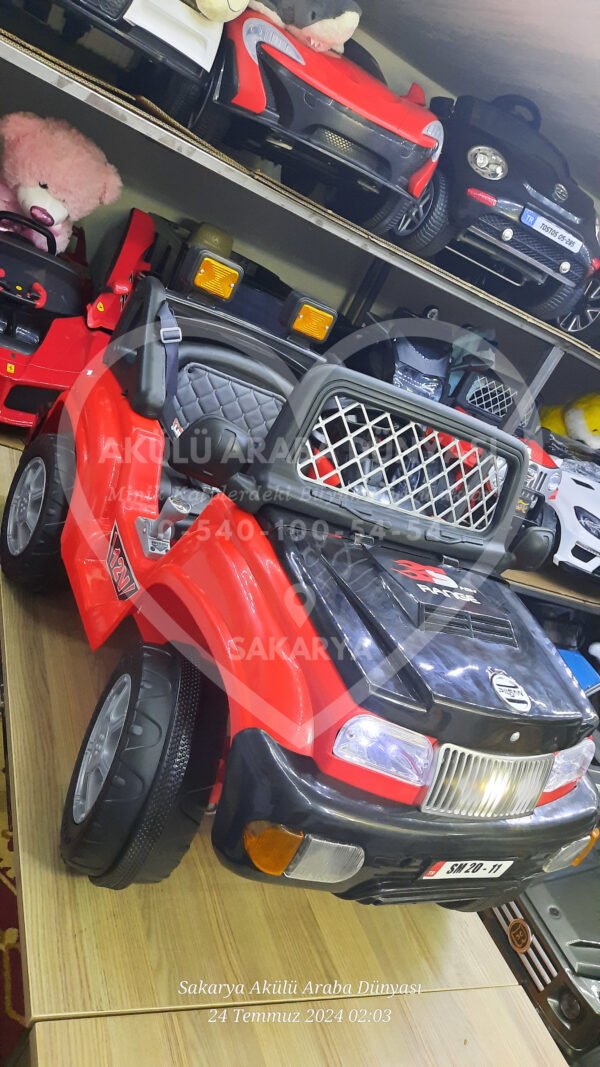 Pilsan Samy Range 12 Volt Akülü Araba Kırmızı Siyah