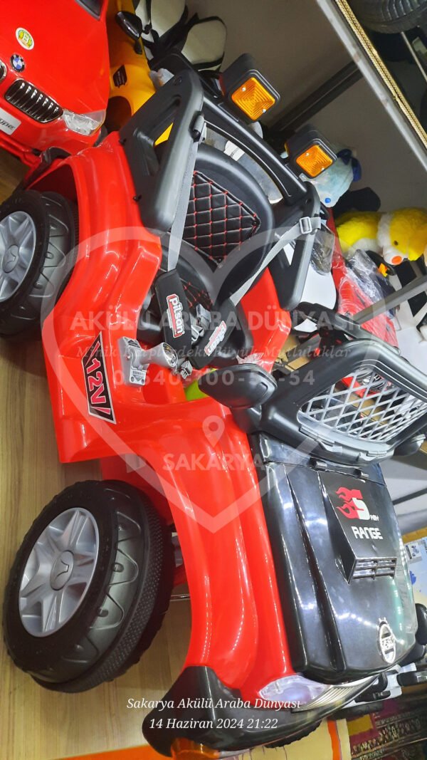 Pilsan Samy Range 12 Volt Akülü Araba Kırmızı Siyah
