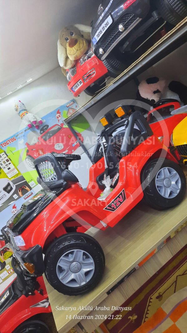 Pilsan Samy Range 12 Volt Akülü Araba Kırmızı Siyah