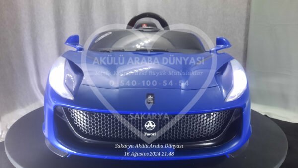 Akar Toys Favori Kumandalı 4X2 12 Volt Lacivert Akülü Araba (95-608)