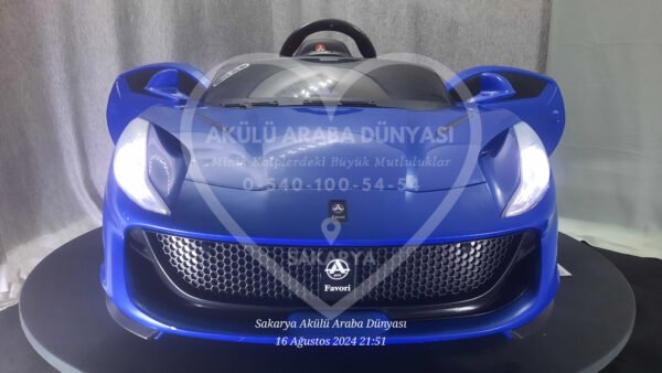 Akar Toys Favori Kumandalı 4X2 12 Volt Lacivert Akülü Araba (95-608)