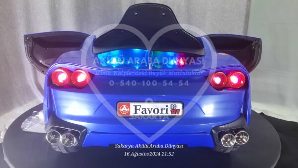 Akar Toys Favori Kumandalı 4X2 12 Volt Lacivert Akülü Araba (95-608)