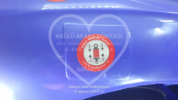 Akar Toys Favori Kumandalı 4X2 12 Volt Lacivert Akülü Araba (95-608)