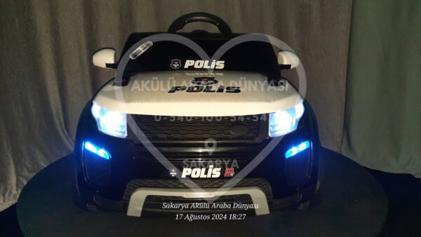 Akar Toys Raptor Polis Akülü Araba 12 Volt Kumandalı (96-469)